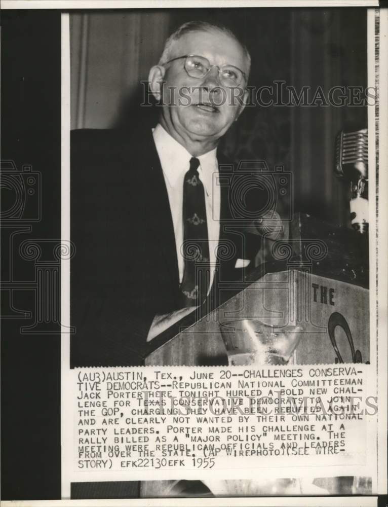 1955 Jack Porter, Republican National Committeeman, Texs-Historic Images