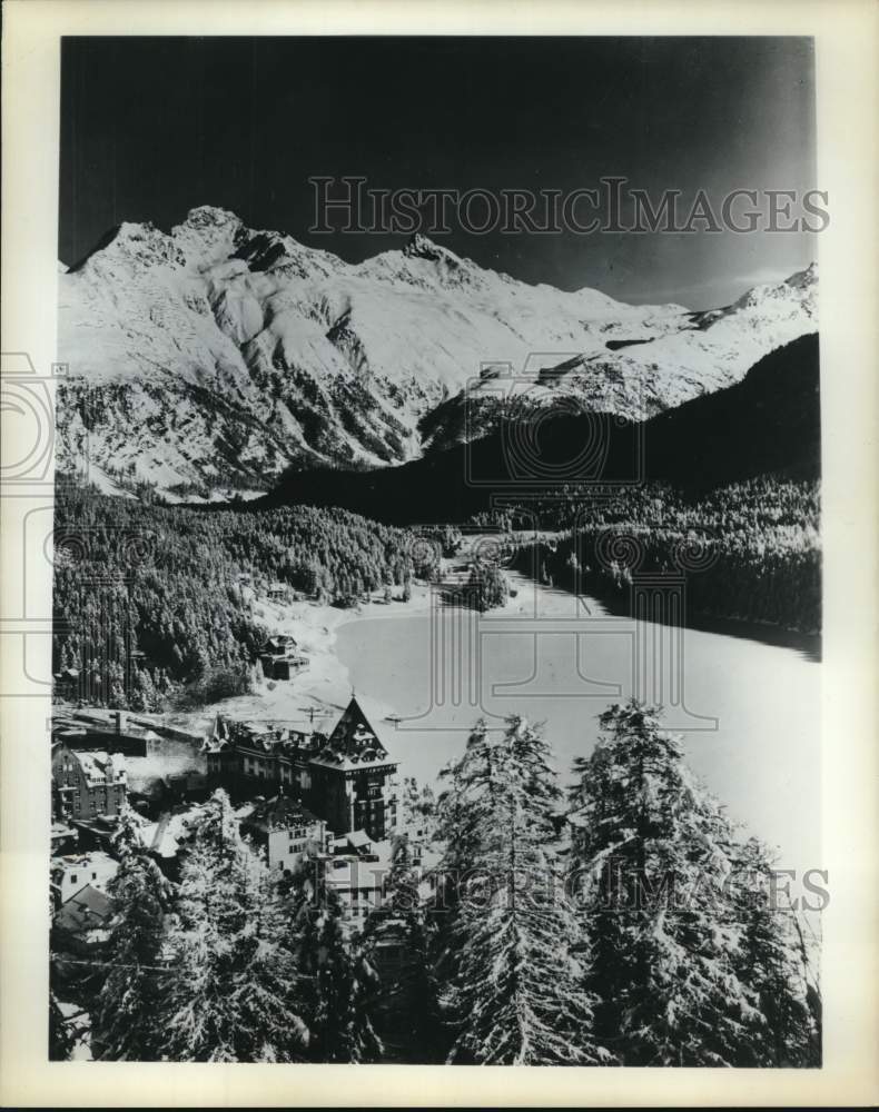 Press Photo Palace Hotel, St. Moritz, Switzerland - sax16982 - Historic Images