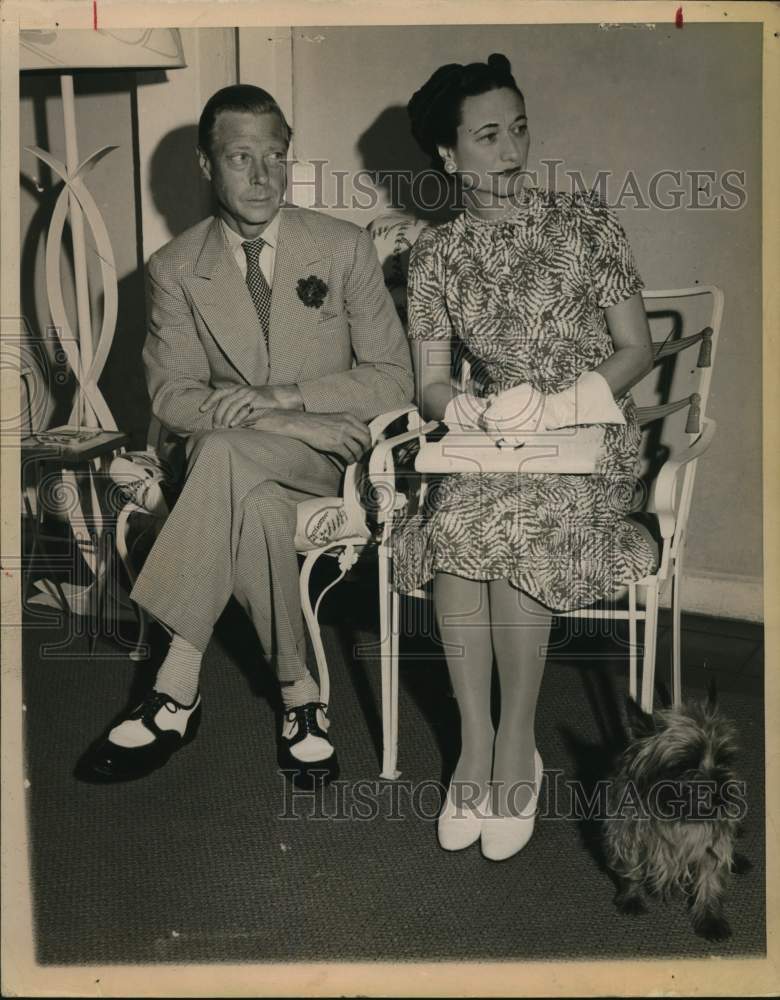 1945 Press Photo The Duke and Duchess of Windsor - sax20687- Historic Images