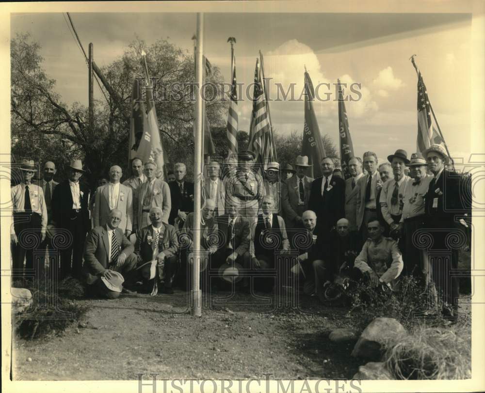 Press Photo Veteran officials of the Spanish American War - sax24019- Historic Images