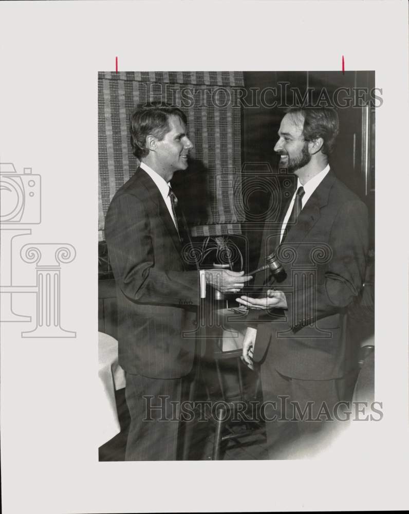 1991 Press Photo Jim Heck & Randy Holthaus, American Institute of Architects, TX- Historic Images