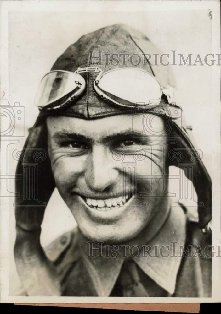 1929 Press Photo Maj. Art Goebel plans five day flight around world, California- Historic Images