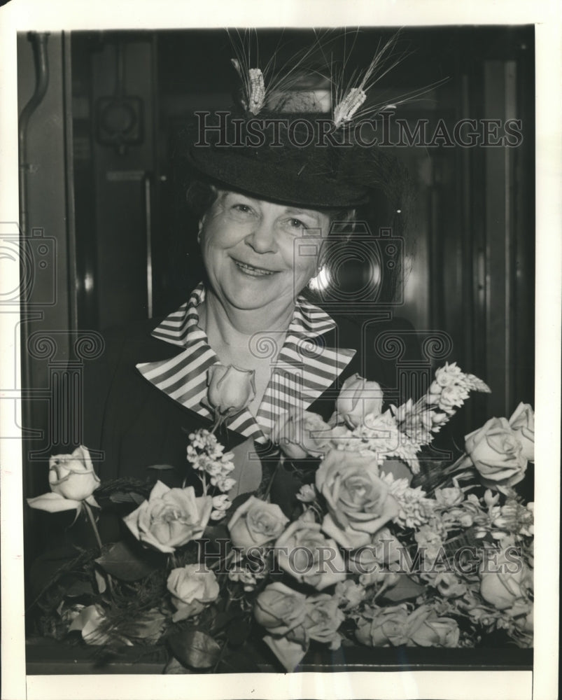 1941 Press Photo Mrs.Dena Shelby Diehl chosen as American mother of 1941 - Historic Images