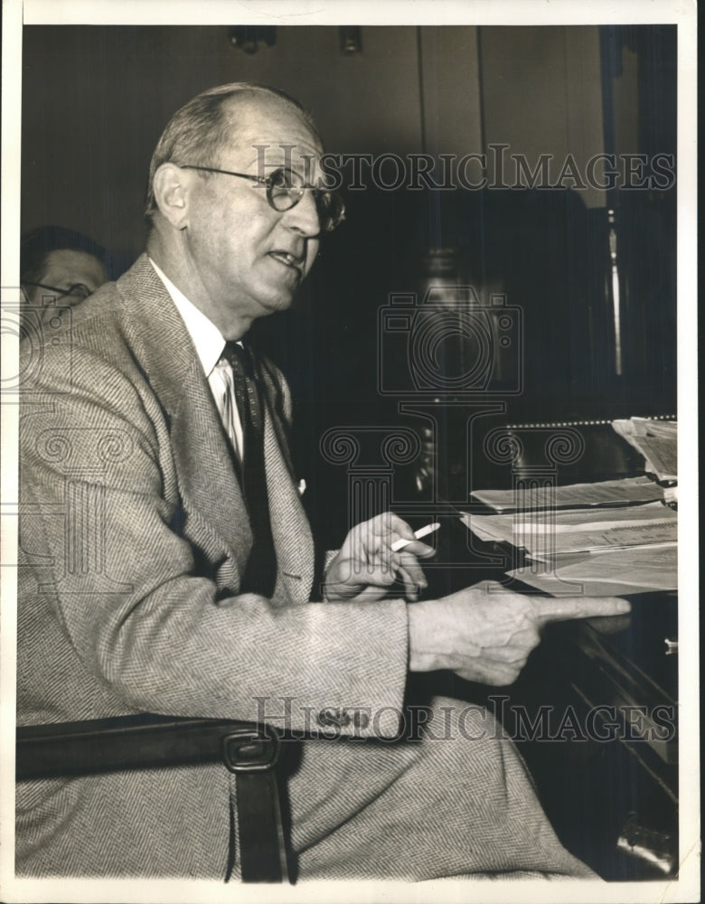 1942 Press Photo Horace Ward appears before House Naval Affairs Committee - Historic Images