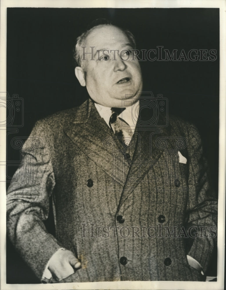1940 Press Photo Clarence Bitting head of Fla US Sugar Corporation - Historic Images