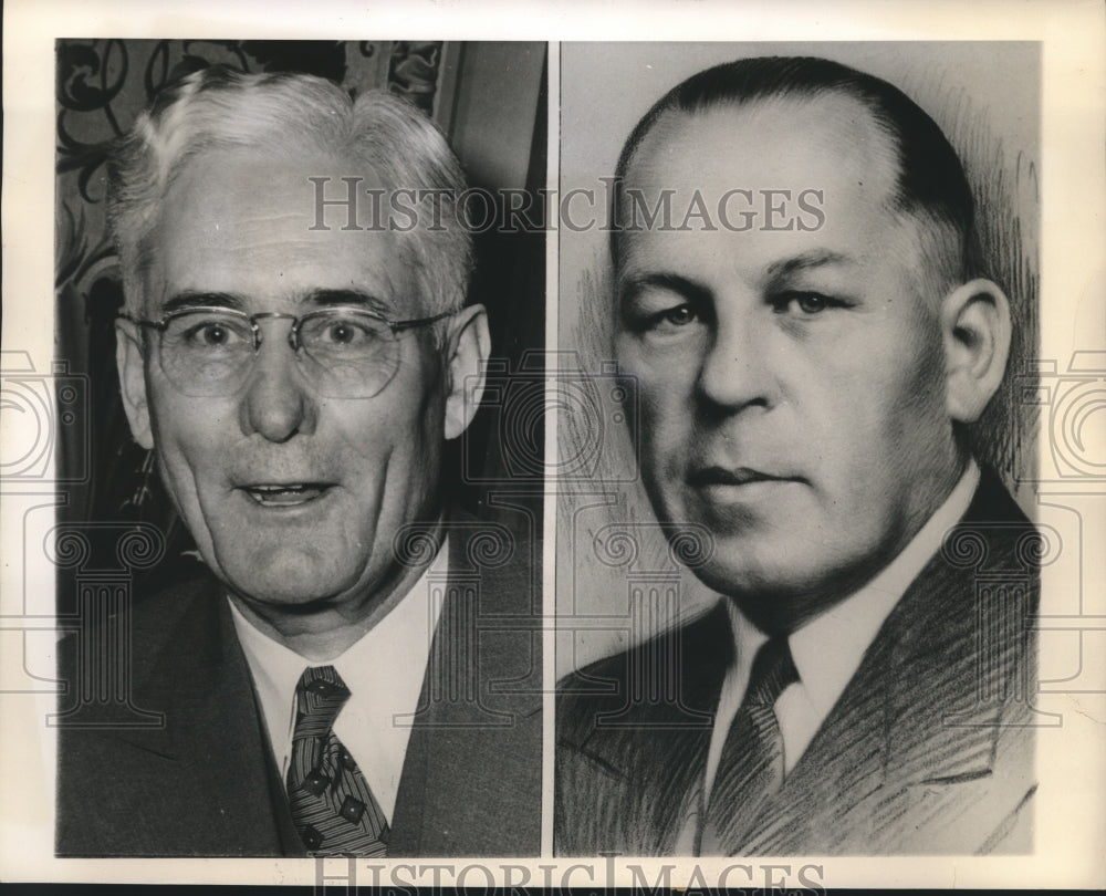 1946 Press Photo Gov Dwight Griswold Announces Candidacy for U.S. Senator-Historic Images