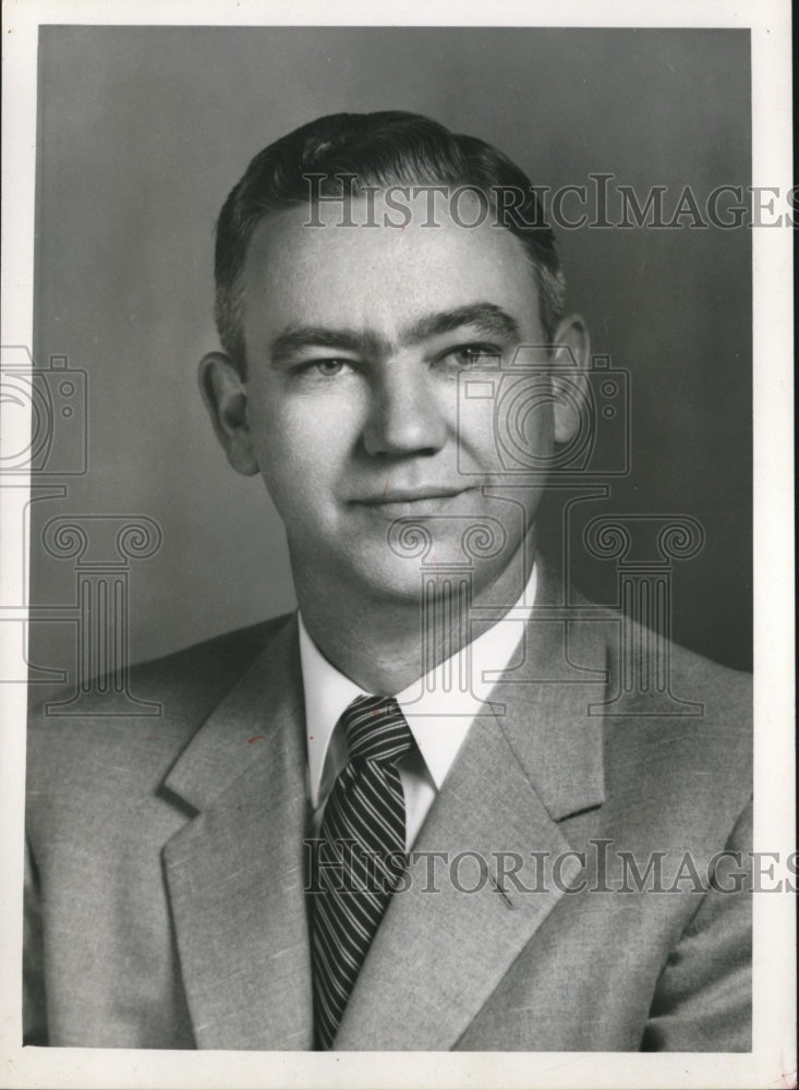 Press Photo Eugene D. Burrows Joins Joe Thiele, Inc. - sba01512-Historic Images