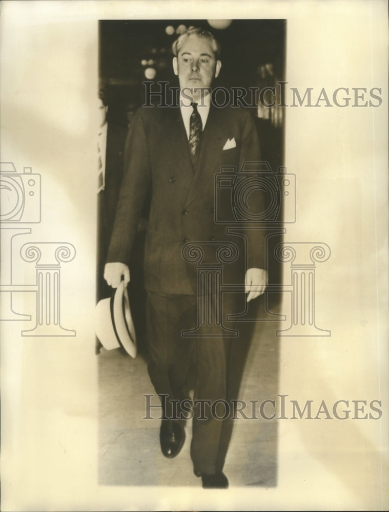 1940 William R. &quot;Big Bill&quot; Johnson Convicted of Income Tax Laws - Historic Images