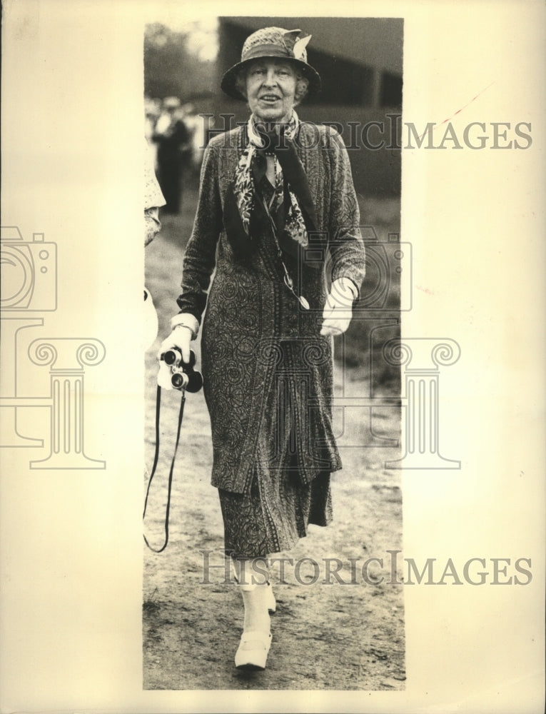 1929 Press Photo Mrs Tommy Hitchcock Sr Injured After Being Thrown From Horse-Historic Images