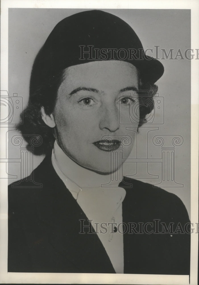 1954 Press Photo Dutch Countess Alwina Van Limburg Has Peter Townsend&#39;s Heart- Historic Images