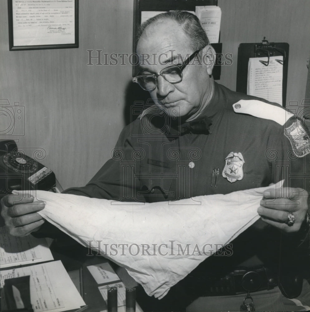 Press Photo Police Chief Happy Hancock - Historic Images