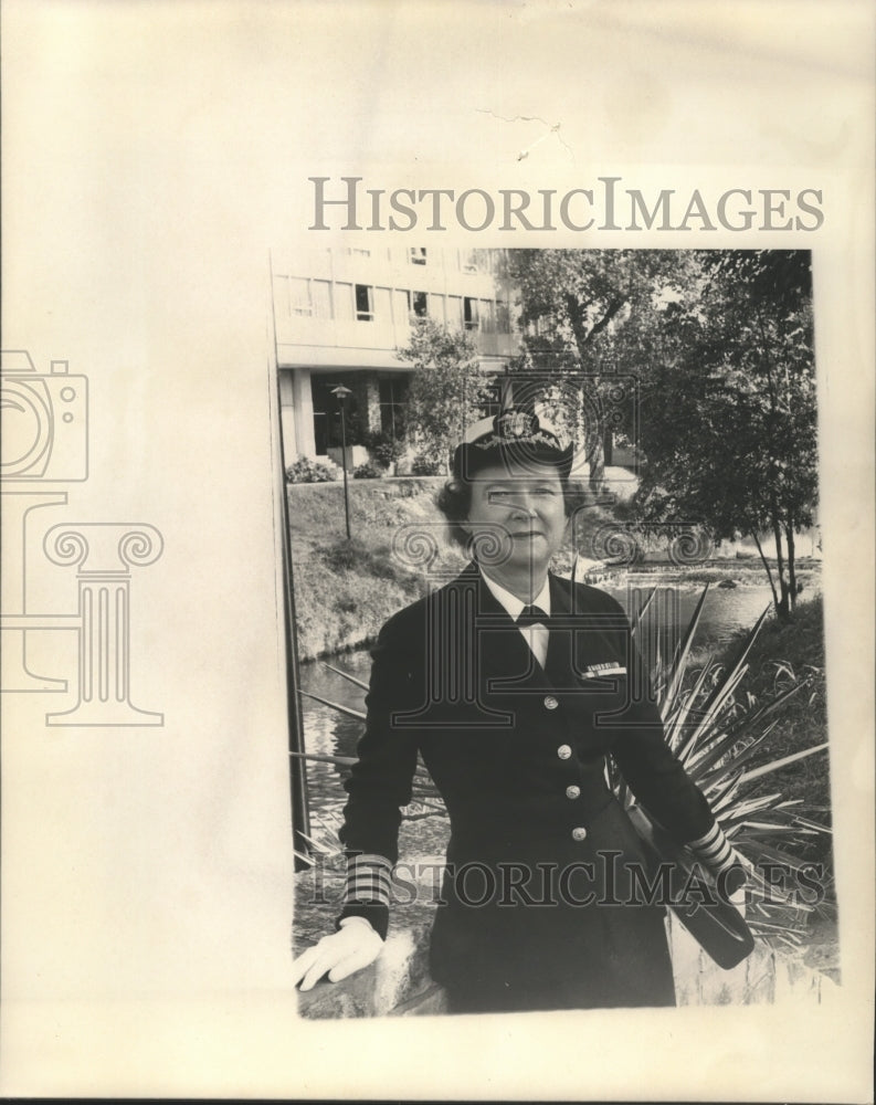 Press Photo Navy Capt Viola Sanders Director of the WAVEs - sba02721-Historic Images