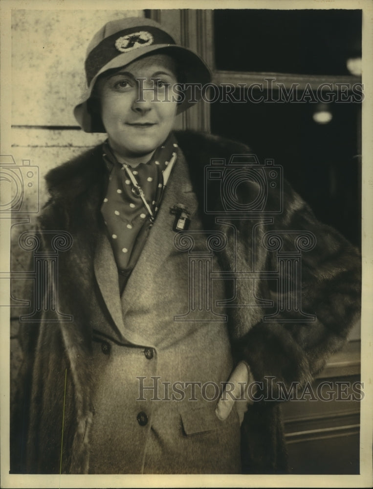 1933 Press Photo Countess Henriette De Naiss De Villeneuve of Paris-Historic Images