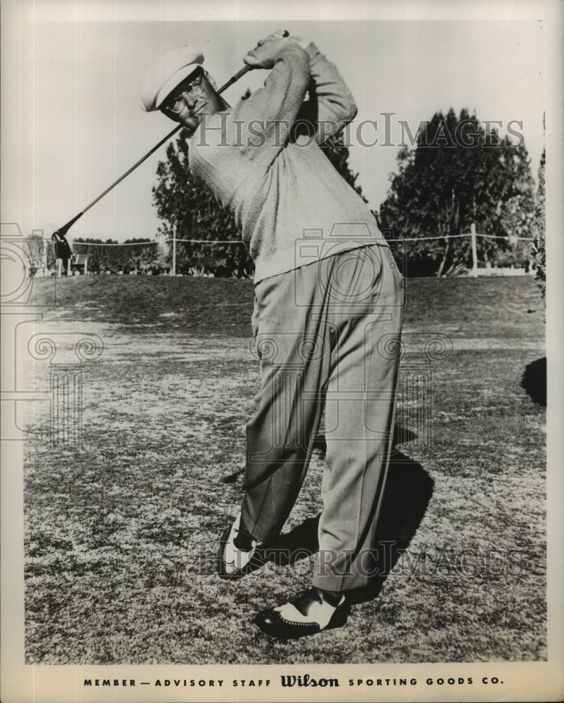 Press Photo Stewart "Skip" Alexander, American Professional Golfer.-Historic Images