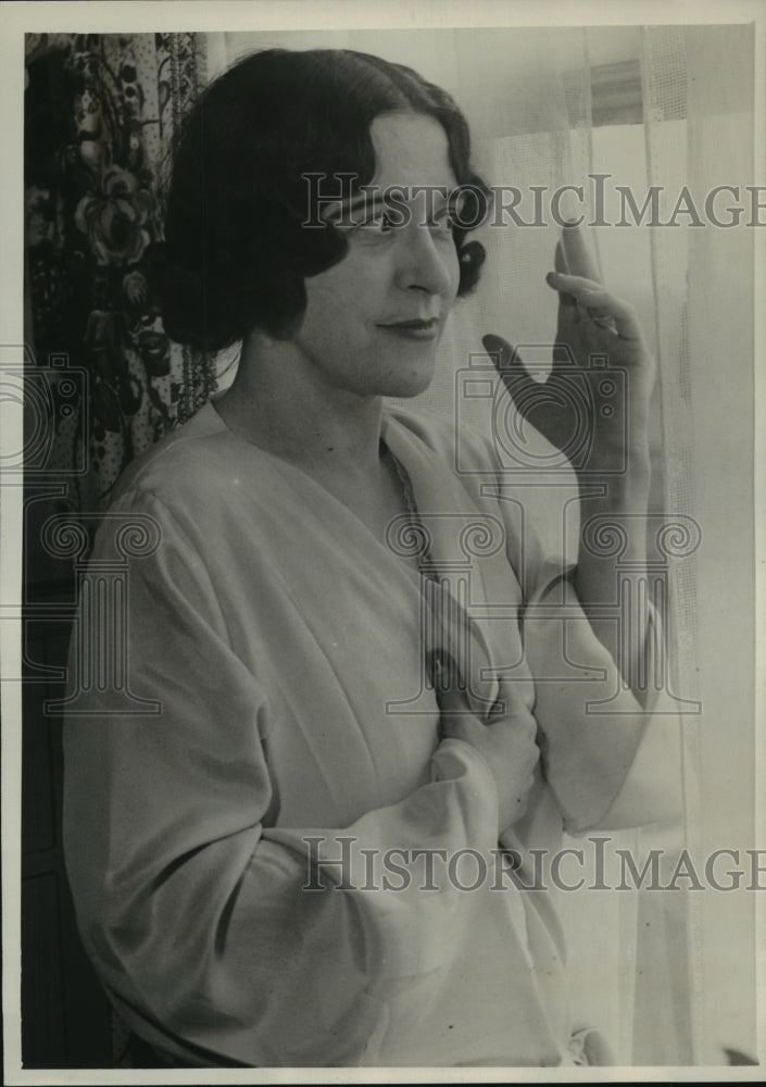 1931 Press Photo Actress Catherine Calvert, Widow of Author Paul Armstrong - Historic Images