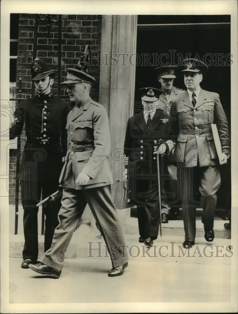 Three new Vice Chiefs of Staff leave Ten Downing Street-Historic Images