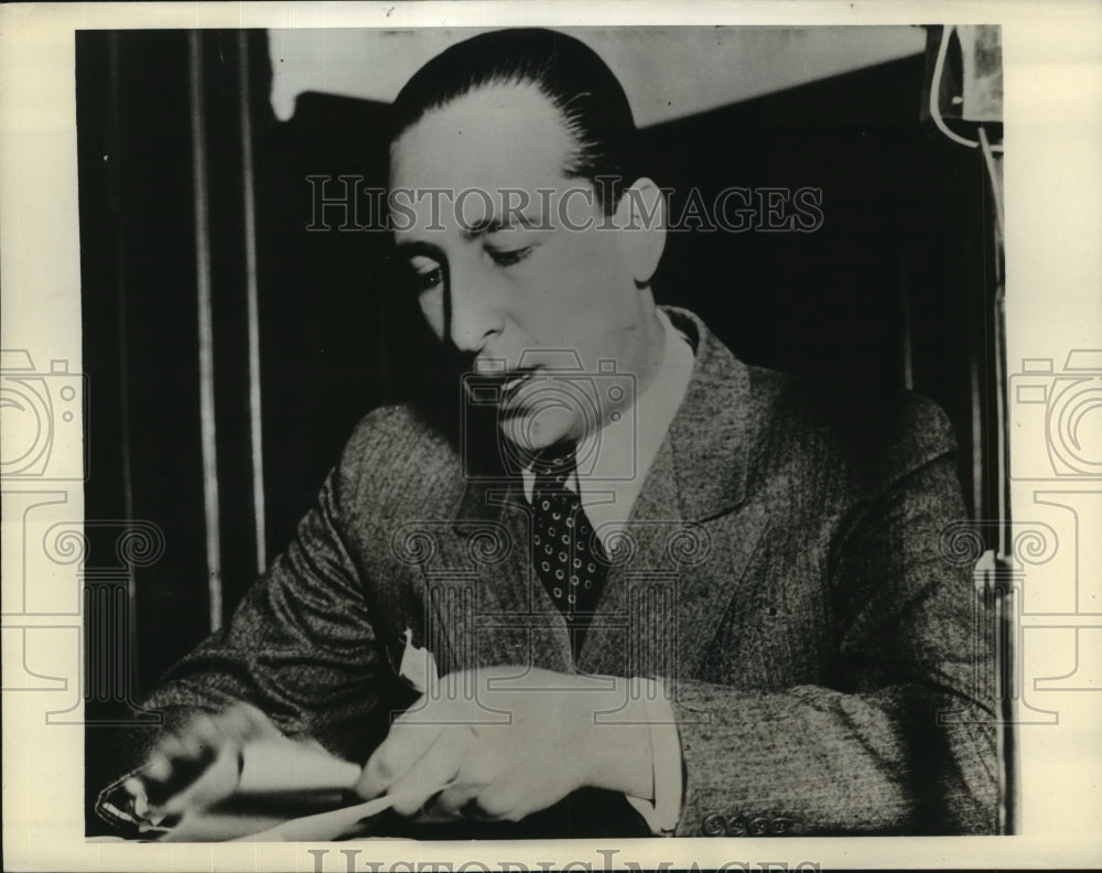 1941 Press Photo Dr Raoul DaMonte Taborda elected President Argentine Committee-Historic Images