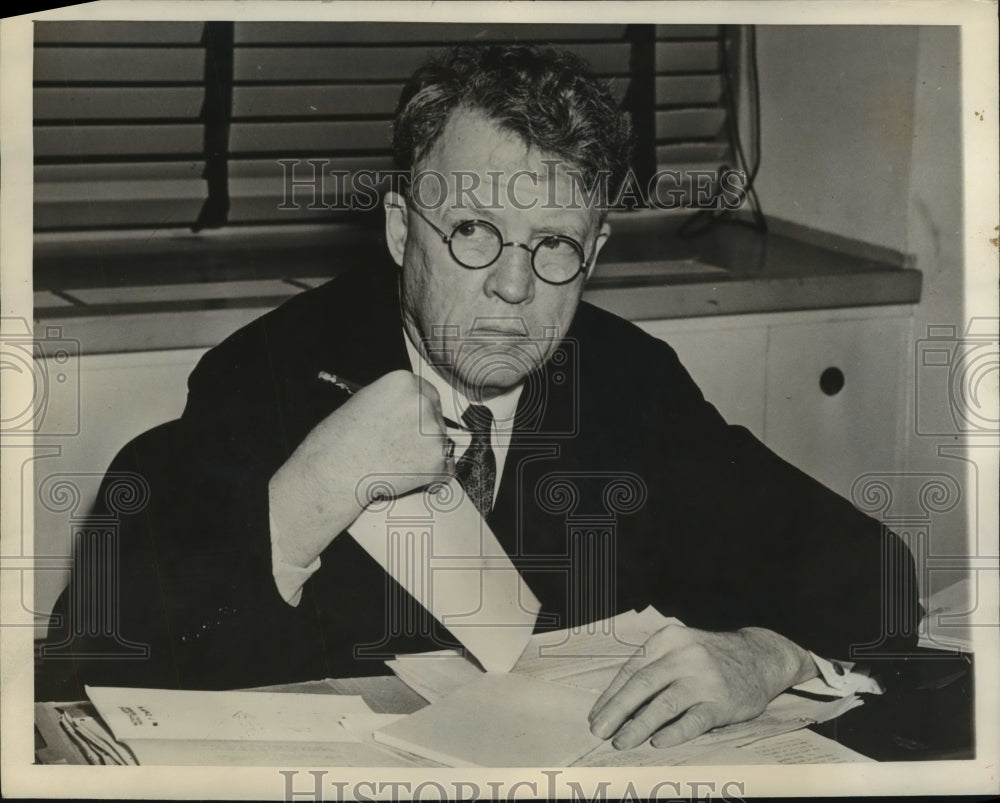 1941 Press Photo William H. Davis, new chief of the National Mediation Board - Historic Images