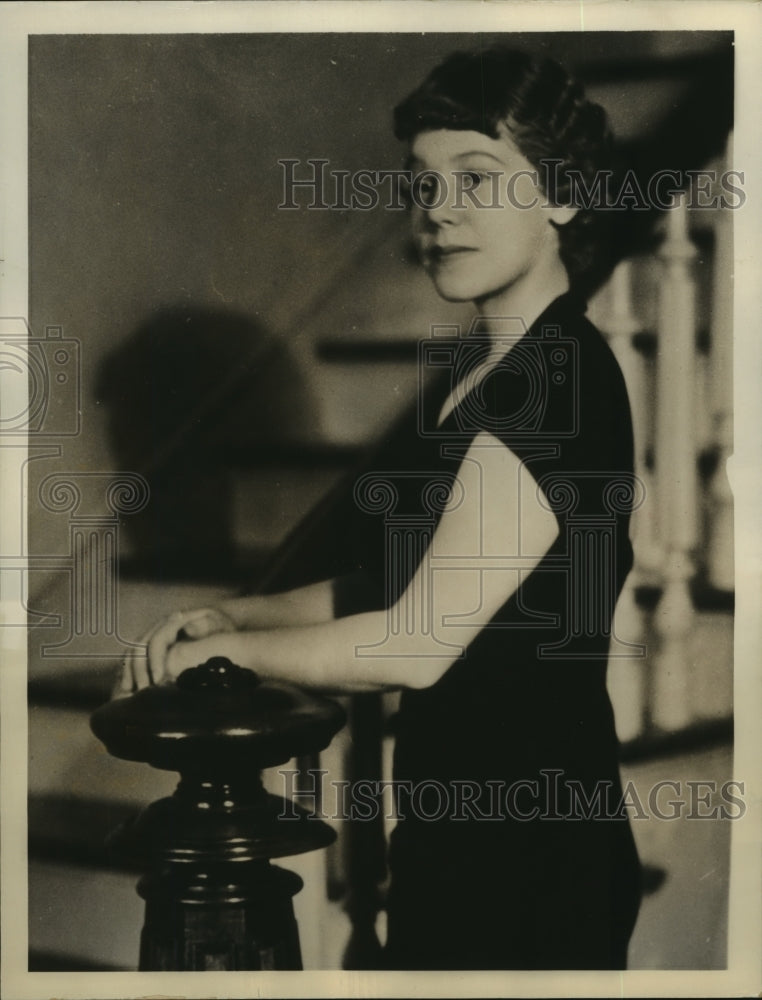 Press Photo Frenchie Hagood, daughter of ousted Major General Johnson Hagood-Historic Images