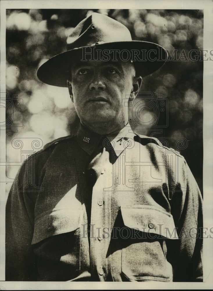 1929 Press Photo Walter Layman, Chief instructor of Small Arms Firing School-Historic Images