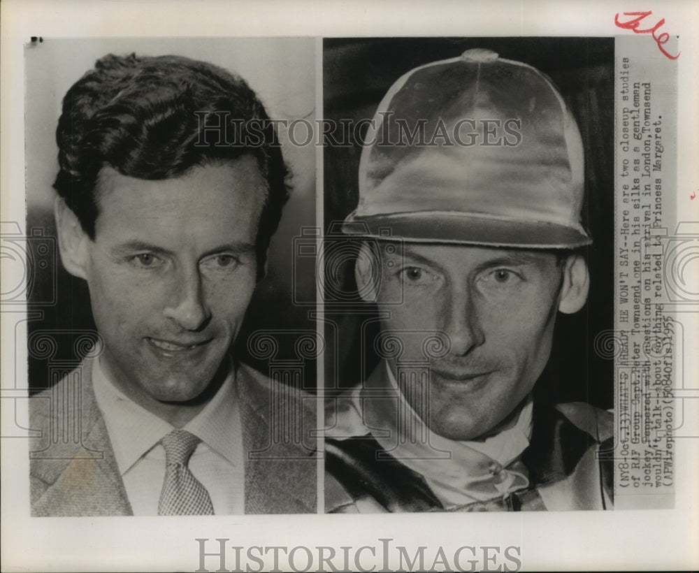 1955 Press Photo Peter Townsend, rumored romantically with Princess Margaret-Historic Images