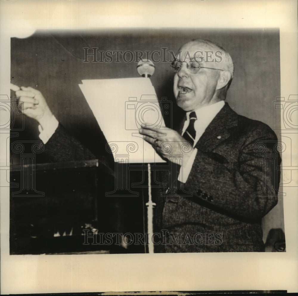 1936 Press Photo Otto Case, speaker at Townsend National Convention-Historic Images