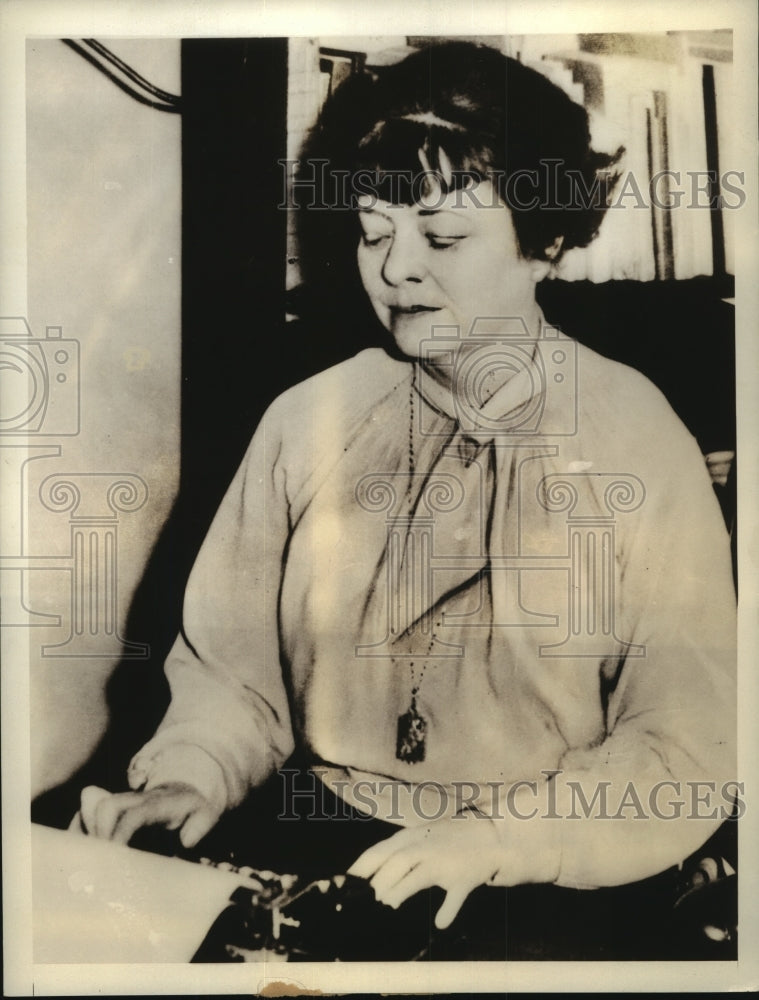 1934 Press Photo Sarah Wambaugh, Named as Plebiscite Expert by League of Nations-Historic Images