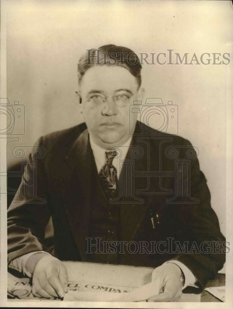 1935 Press Photo Kenneth Kreider prosecutor of Licking County Ohio-Historic Images