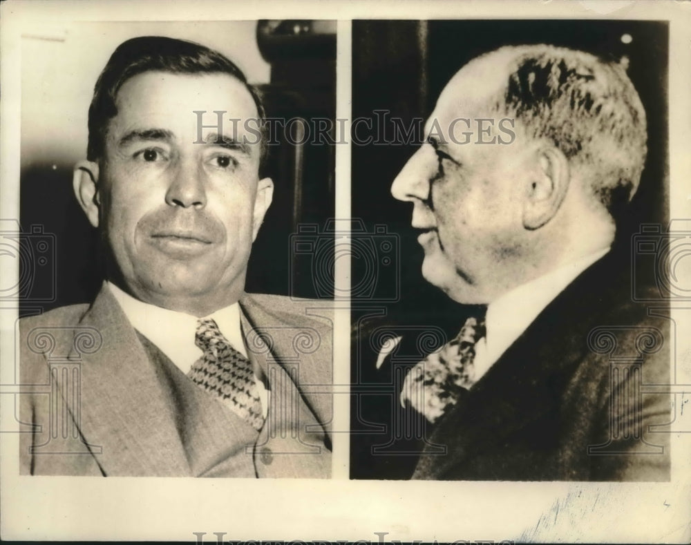 1934 Press Photo Dennis Sanchez and George Radcliffe seek post in the senate - Historic Images