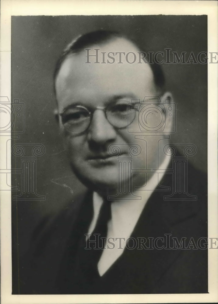 1934 Press Photo Francis Malone, Democrat candidate for Senator in Connecticut-Historic Images