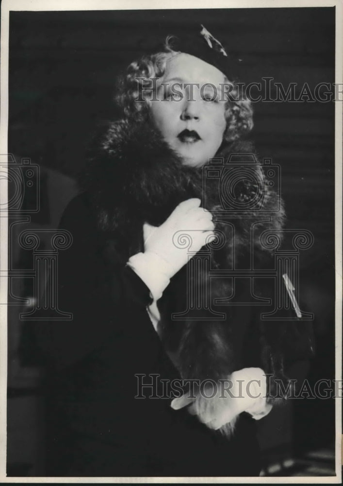 1931 Press Photo Mae Murray Wishes to Remain in Hollywood Near Her Husband-Historic Images
