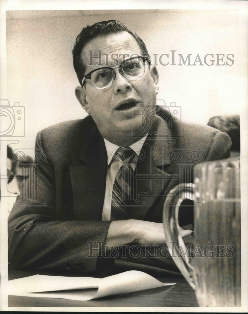 Press Photo Stewart Fischer Director of Transportation City of S.A. - Historic Images