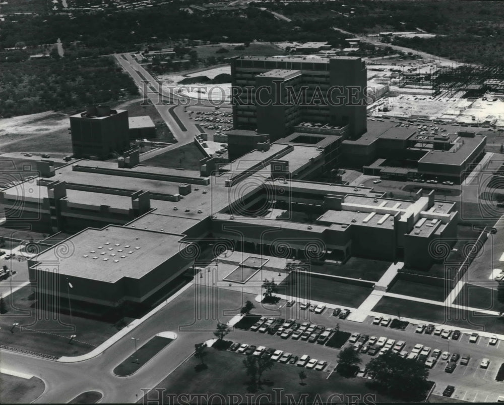 Aerial view of Bexar Co hospital at University of Texas Med school-Historic Images
