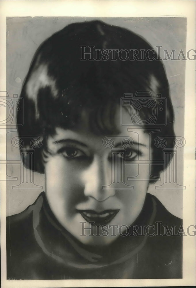 1933 Press Photo Claire Delmar-International beauty and actress from Switzerland-Historic Images