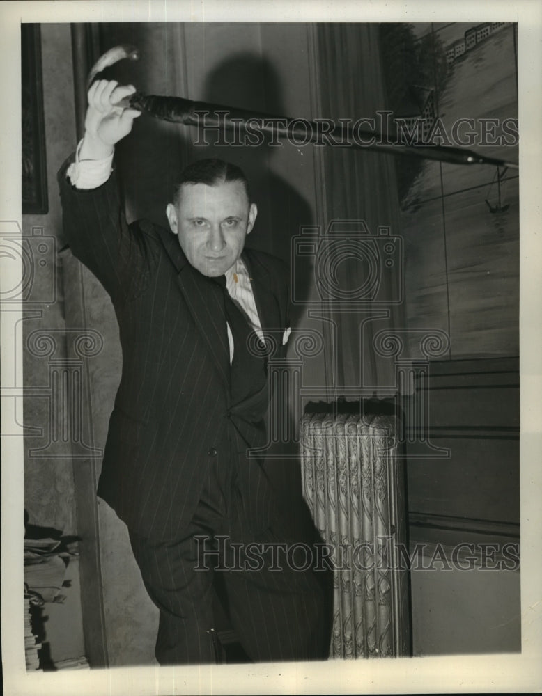 1939 Press Photo Julius Denez, Hungarian Novelist and playwright - Historic Images