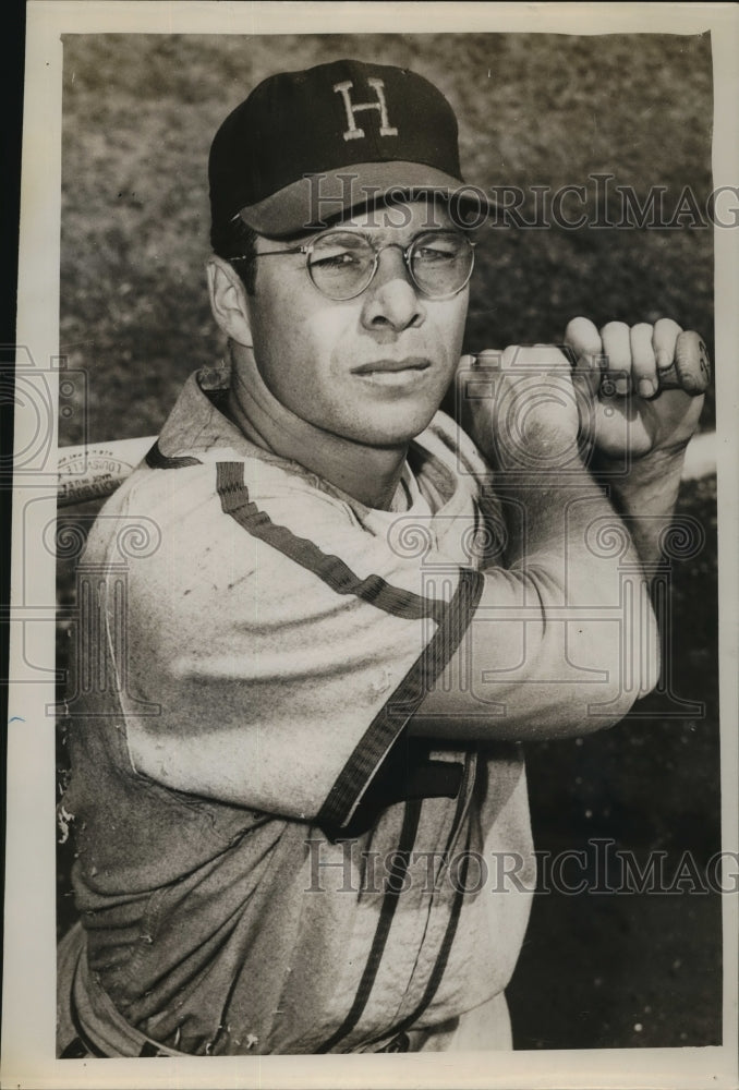 Press Photo Harry Elliott, right fielder of Houston - sba11463- Historic Images