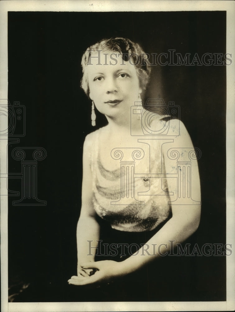 1934 Press Photo Mrs William Biester National President Legion Auxiliary-Historic Images