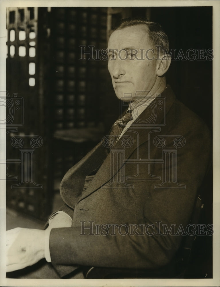 1938 Press Photo Franklin T. Fetterer Jr. questioned in death of Robert E.Parks-Historic Images