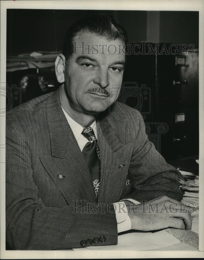 1946 Press Photo Rep.J Frank Wilson of Dallas in the House Office Building - Historic Images