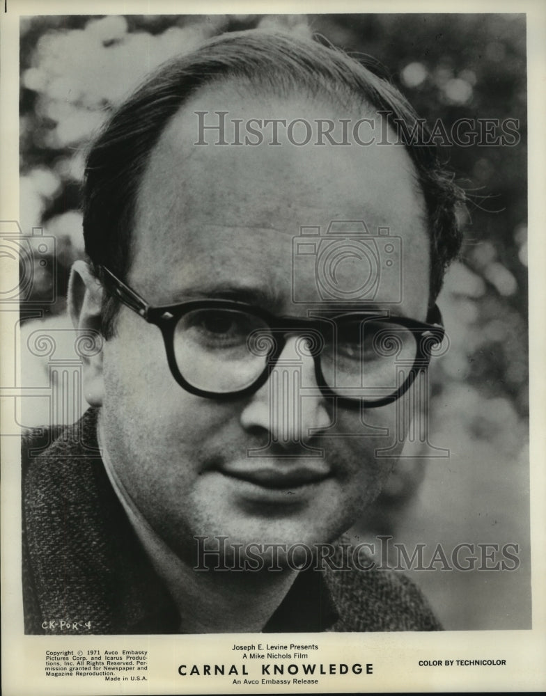 1971 Jules Feiffer writes the movie "Carnal Knowledge" - Historic Images
