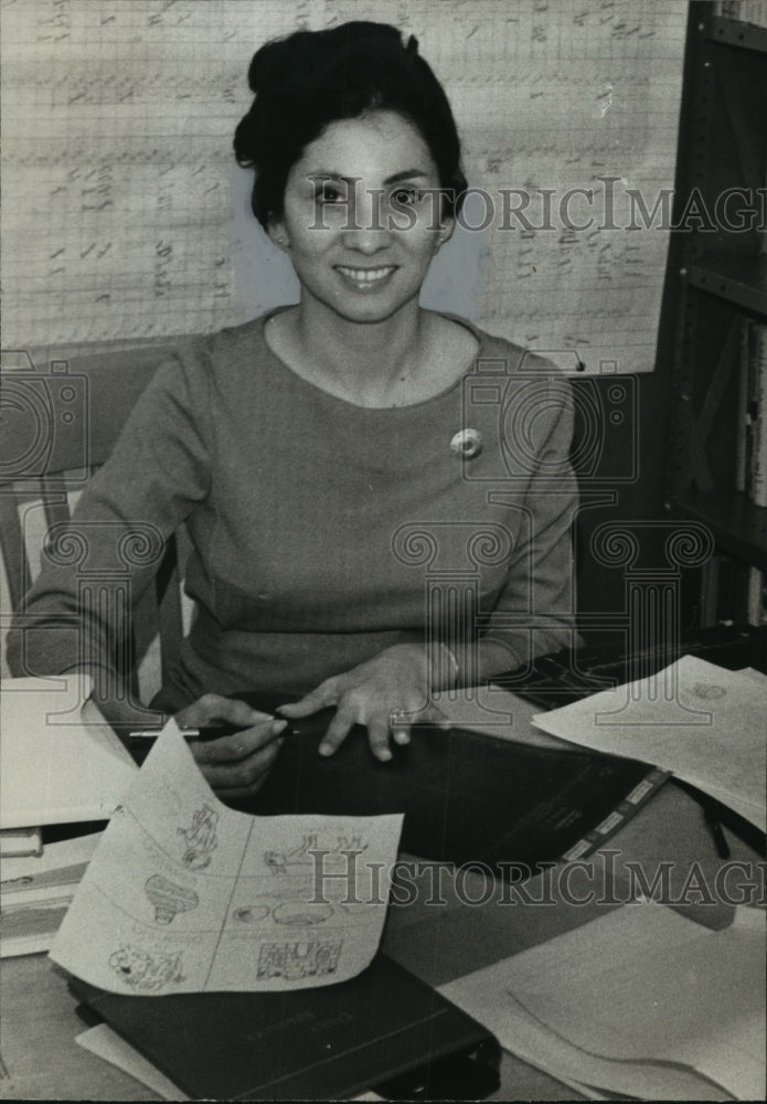 Press Photo Headshot of Mrs. Dorcas De Sotto - Historic Images