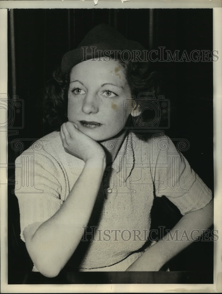 1937 Press Photo Dorothea Buckner testifies that was not kidnapped by husband-Historic Images