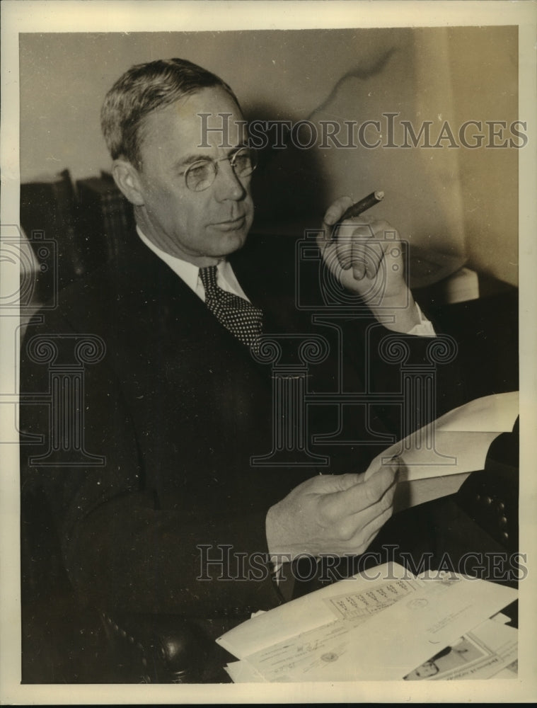 1936 Press Photo Representative C Jasper Bell of 4th Missouri District-Historic Images
