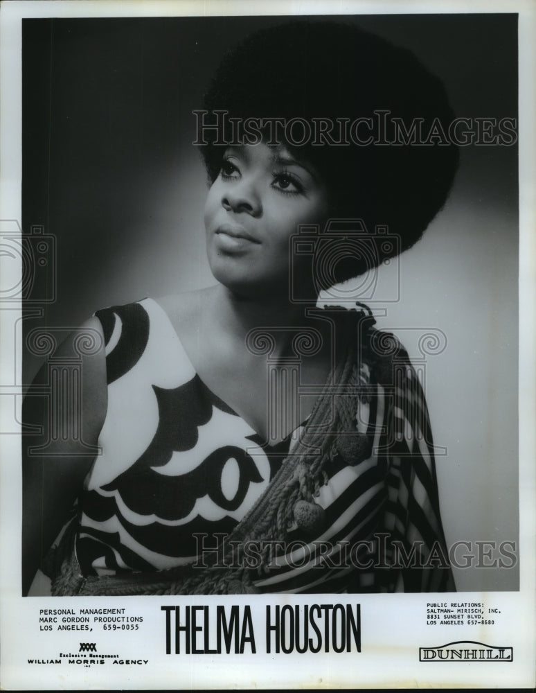 Press Photo A portrait of Miss Thelma Houston - sba13885-Historic Images