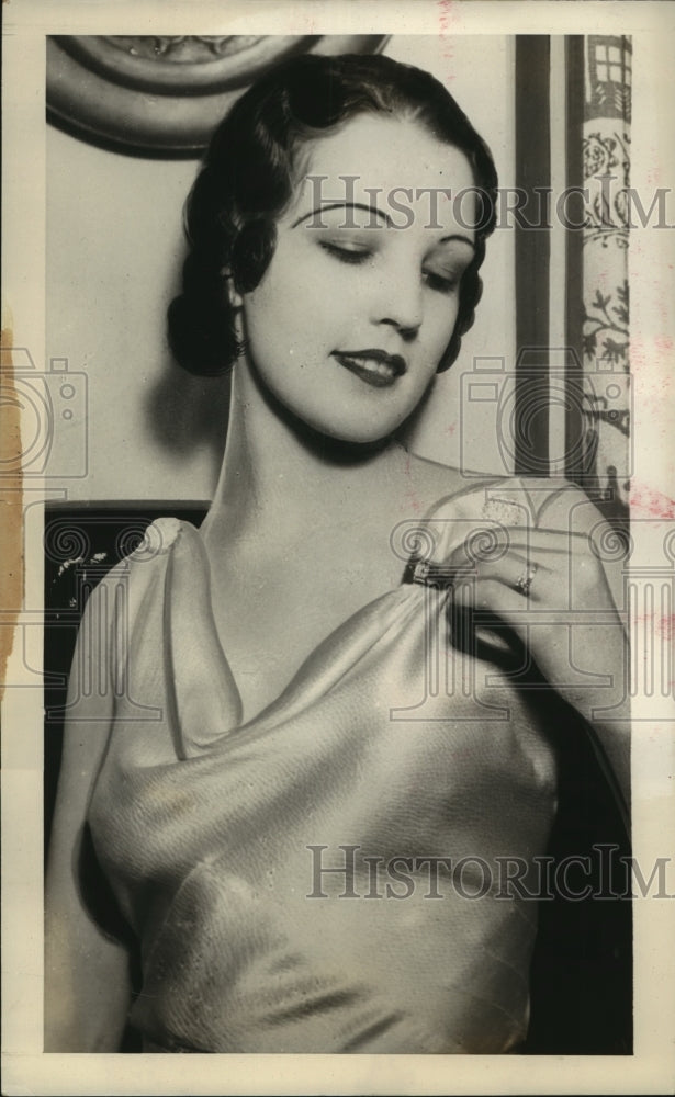 1938 Press Photo Jolieta McCready Phipps Glenn actress &amp; model in Chicago - Historic Images