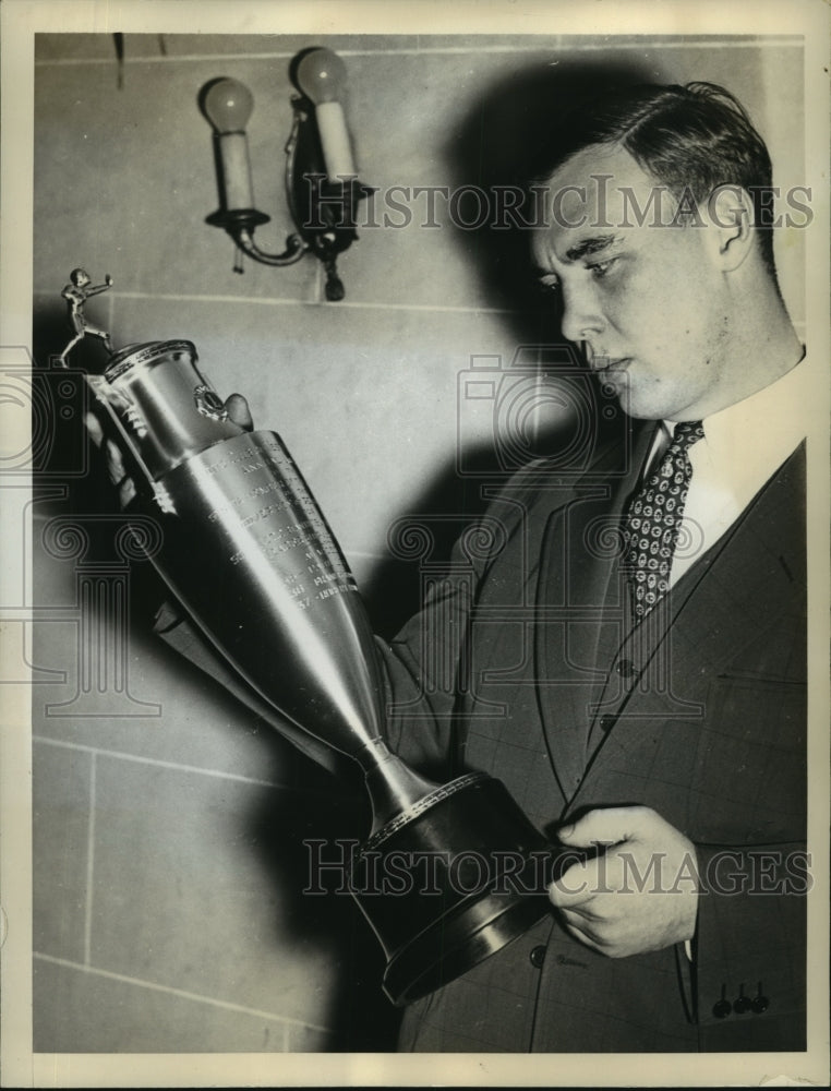 1937 Robert McNamara was awarded the Most Valuable Football Player-Historic Images