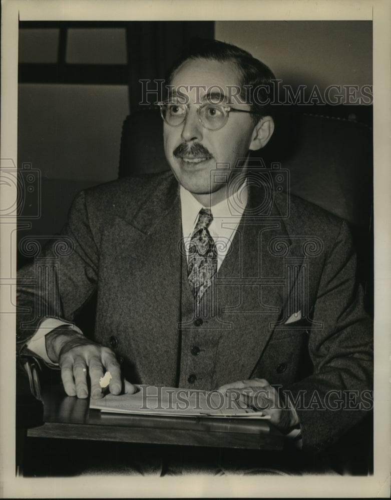 1945 Press Photo Federal Judge Simon Rifkind appointed to Eisenhower's Staff-Historic Images