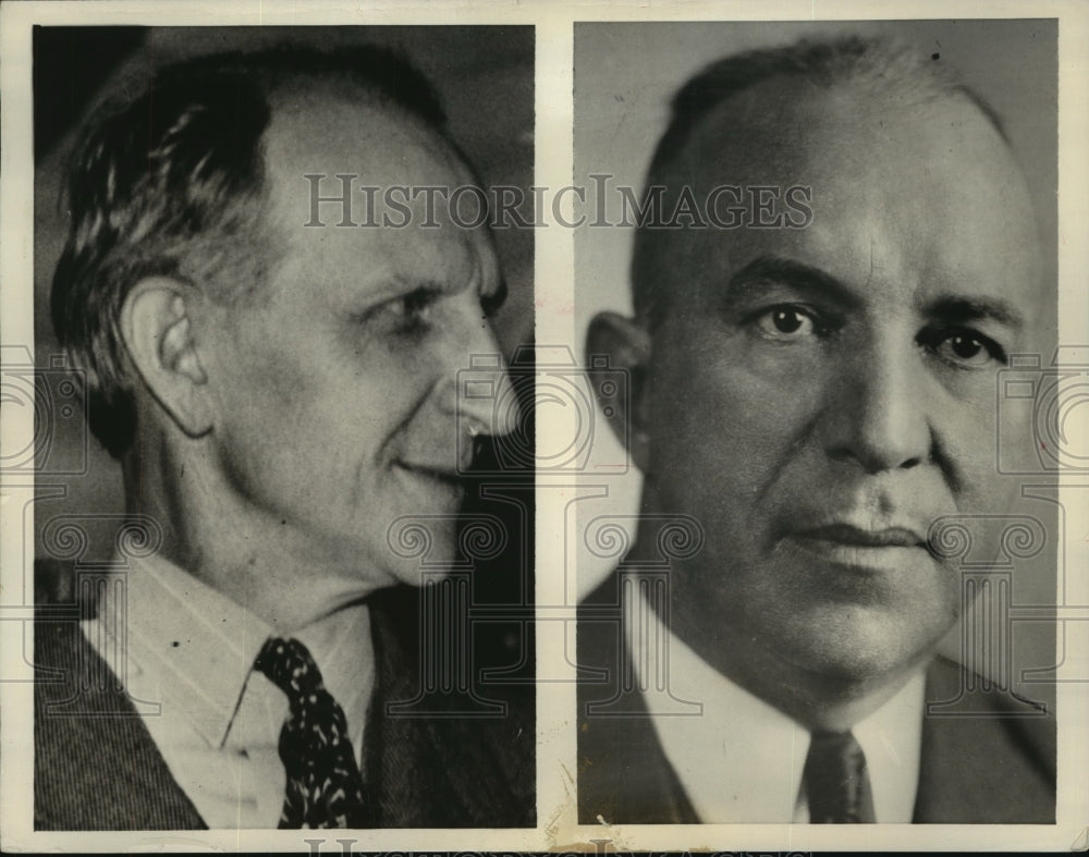 1940 Press Photo Henry Schricker and R. Earl Peters are Gubernatorial candidate-Historic Images