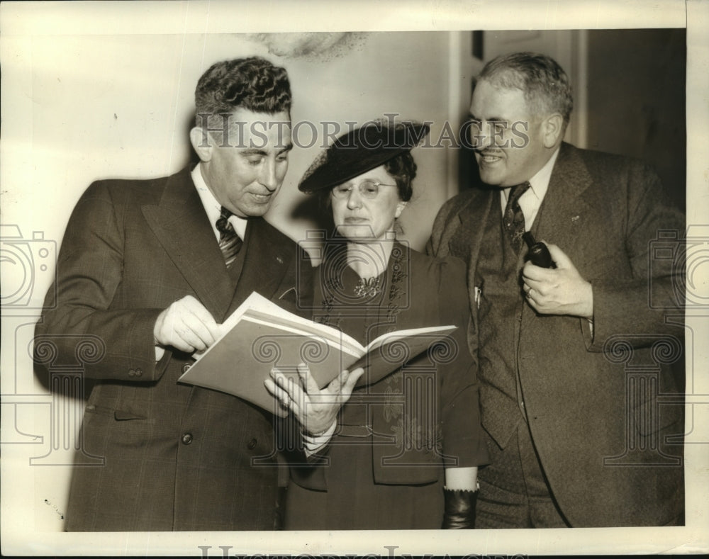 1939 Press Photo Veterans Leaders appear before the House Committee Hearing-Historic Images