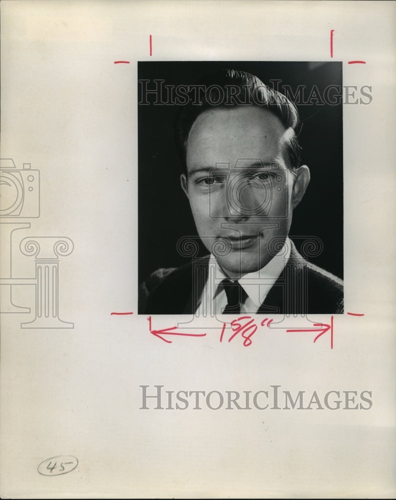 Press Photo A closeup of Daryl Hyatt - Historic Images